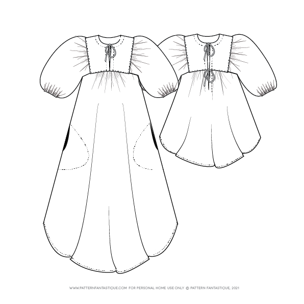 Vali Dress & Top - Sewing Pattern - Pattern Fantastique