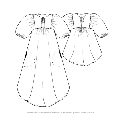 Vali Dress & Top - Sewing Pattern - Pattern Fantastique