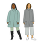 Vienne Coat Sewing Pattern - Size Me