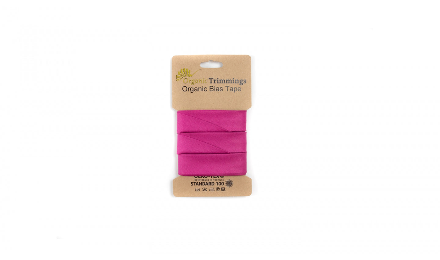 Organic Cotton Poplin - Bias Tape x 5m - European Import - Oeko - Tex® (Multiple Colors) - Simplifi Fabric