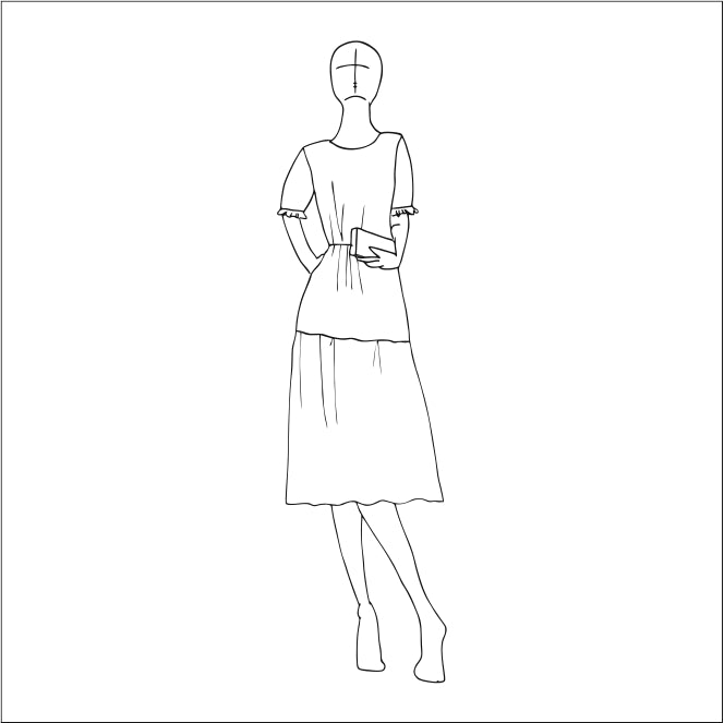 Vienne Dress Sewing Pattern - Size Me