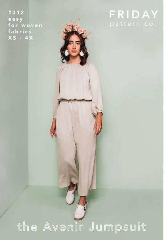 Avenir Jumpsuit Pattern - Friday Pattern Company