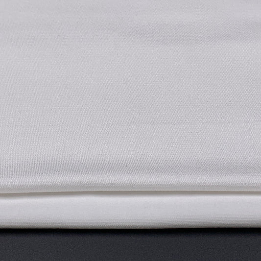 Micro Modal Spandex French Terry - Made in USA - White