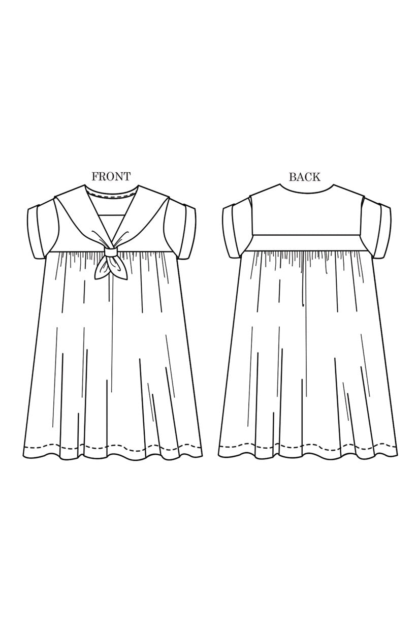 The Skipper Dress (Kids / 3-8 yrs) Pattern - Merchant & Mills