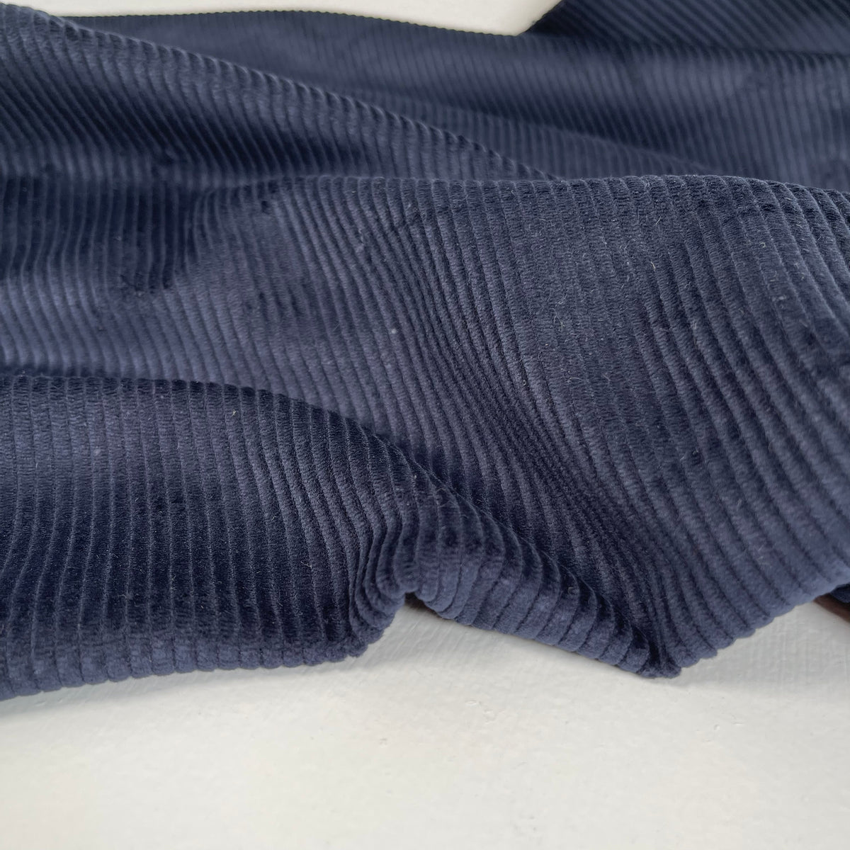 100% Organic Cotton Corduroy - 8 Wale - Midnight Blue – Simplifi Fabric