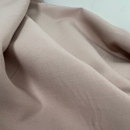 Dyed Plain Weave Ecovero Shirting - Oeko-Tex® - Japanese Import - Pink Pearl