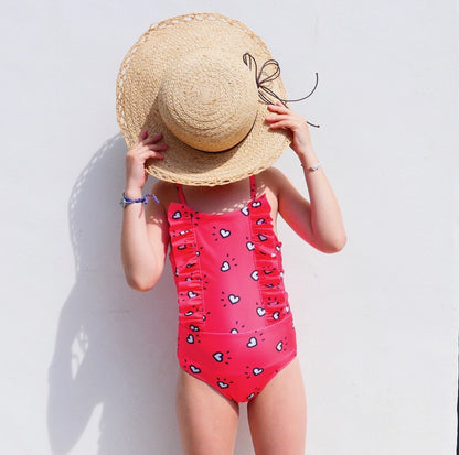 Paulette Swimsuit Sewing Pattern - Girl 3/12Y - Ikatee